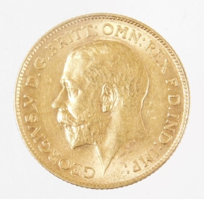 A George V gold half sovereign 1912, 4.0g. - 2