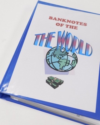 Banknotes of the world, including Euros, European and other banknotes of world continents, some mint and uncirculated. - 5