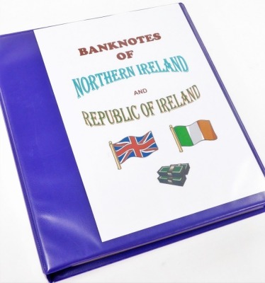 Banknotes of Northern Ireland and the Republic of Ireland, including Belfast Banking Company, Allied Irish Bank, Ulster Bank, Hibernian Bank and the Munster and Leinster Bank Limited one pound, twenty pound, some mint and uncirculated. - 6