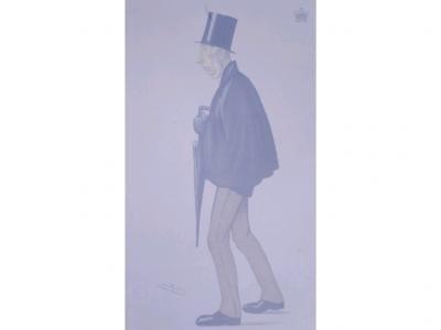 A Victorian Vanity Fair Spy print of Tom Brown