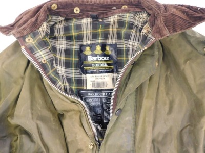 A Barbour Border jacket, A200, C44/112cm. - 2