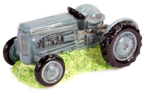 A Border Fine Arts Fergie Tractor money bank, 22cm wide.