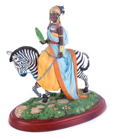 A Thomas Blackshear's figure model as The African Queen, Ebony Vision Series, limited edition 9199, boxed with certificate.