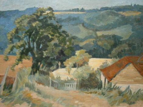 Lanta Spurrier (1910-1980). Country landscape