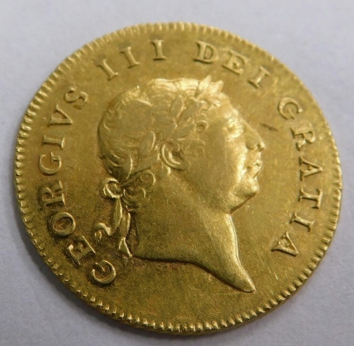 A George III military half guinea, 1806.