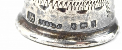 A silver thimble, 5.5g. - 2