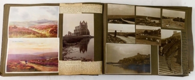 Various postcards, early 20thC and others, black and white scenes, Nottingham, Chichester, Arundel, School Hill Lewis, Woodcuts, Hornsea, various churches, other buildings, further black and white scenery, portrait cards, some embroidered, WWI and other c - 6