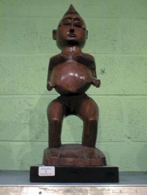 An African Tribal Figure on plinth