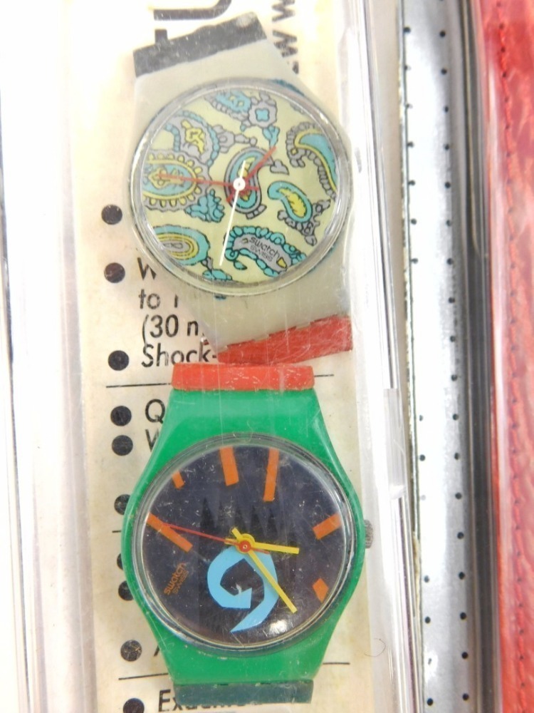 A group of Swatch watches, comprising chronograph gentleman's