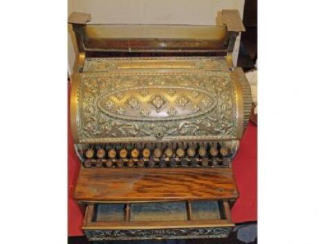 A National Cash Register Company early 20thC cash till