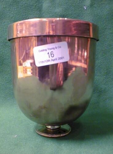 A Victorian copper bombe ice cream Mould