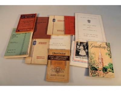 Grantham Interest. Various ephemera relating to the history of Grantham