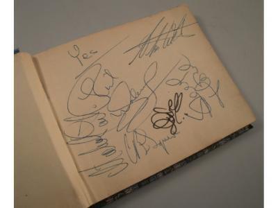 Autograph Album and a collection of Rock & Pop autographs including David Bowie