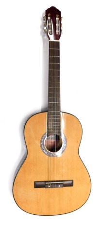 A Josa Ferrer Chinese el Primo Acoustic guitar, in an original Gig Bag case, 88cm wide.